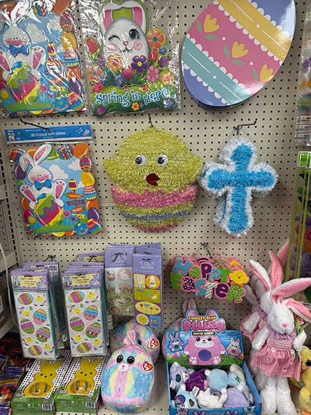 colorful Easter items